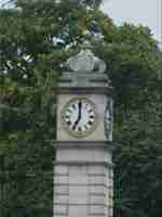 a closer look at the clock tower.