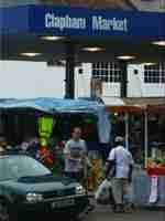 2 of 4 photographs taken of the sadly short-lived Clapham Market.