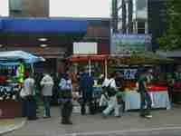 3 of 4 photographs taken of the sadly short-lived Clapham Market.